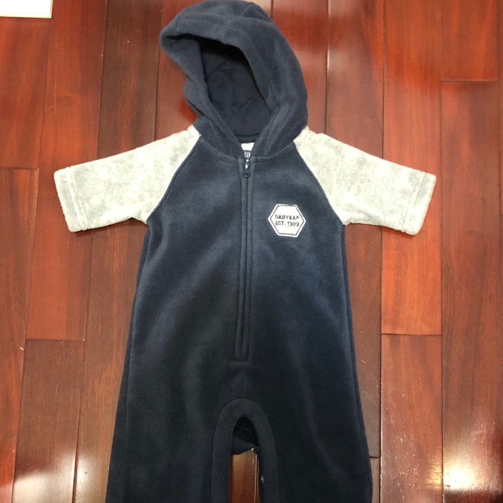 Baby Gap full body fleece jacket
